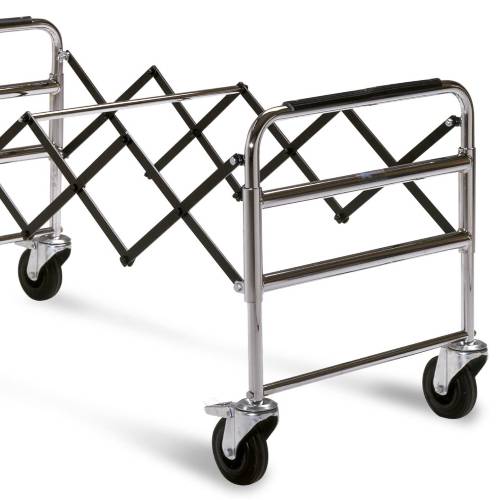 Carrello portaferetri estensibile su un lato