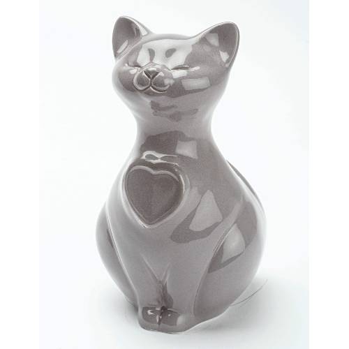 Urna gatto grigio chiaro