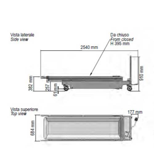 ELEVATORE MANUALE PER CELLE REFRIGERATE