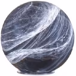 URNA SFERA IN VETRO DI MURANO E ALABASTRO