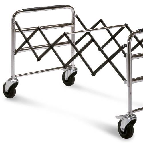 Carrello portaferetri estensibile su un lato