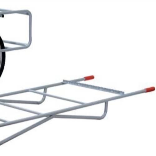 Funeral casket trolley with manual removable stretcher