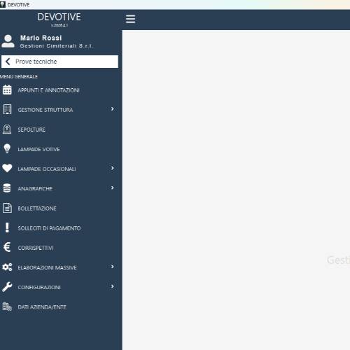 Devotive - Software Gestione Illuminazione Votiva e Servizi Cimiteriali