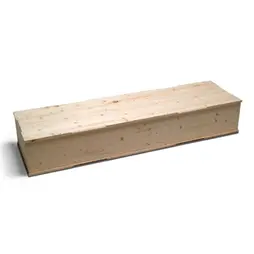 Cofano in legno per resti da esumazione o estumulazione