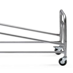 Carrello portaferetri a doppia altezza inclinato