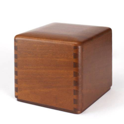URNA RONDINE CUBO - MOGANO