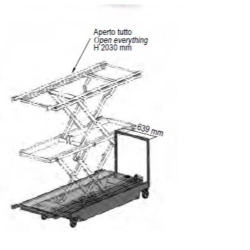 ELEVATORE MANUALE PER CELLE REFRIGERATE