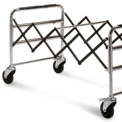 Carrello portaferetri estensibile su un lato