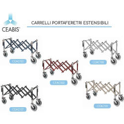 Carrello portaferetri estensibile antracite