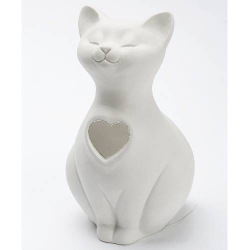 Urna gatto ivory