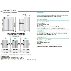 ARMADIO MEDICALE REFRIGERATO"014 LEONARD COMB"