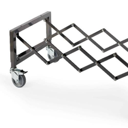 Carrello portaferetri estensibile ad altezza ridotta