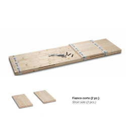 Wood coffin for rests from exhumation
