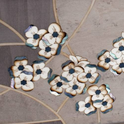 COFANO CILIEGIO IN FIORE GRIGIO